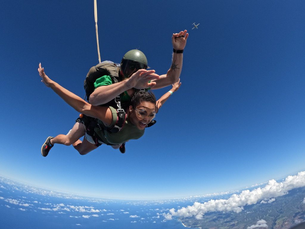 Free Falling in Hawaii