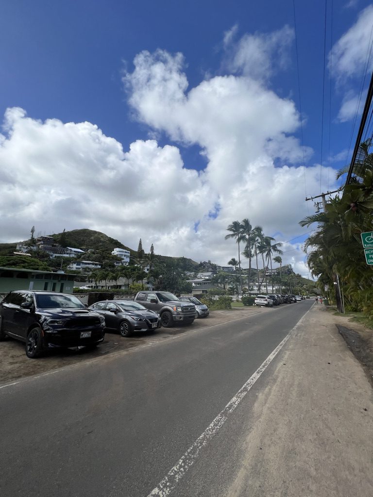 Street Parking in Lanikai